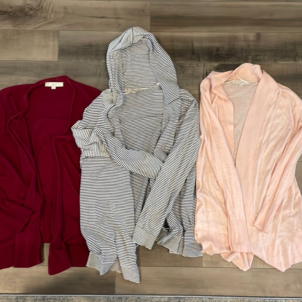 LOFT open cardigans
